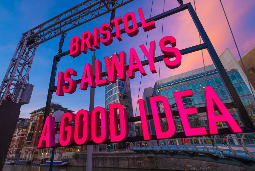 Bristol is always a good idea neon sign
